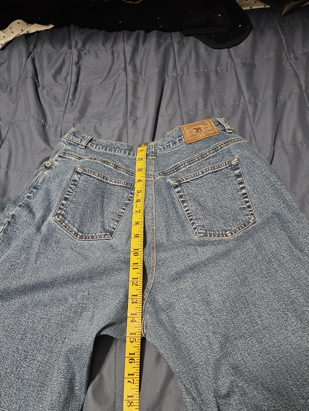 Womens Ralph Lauren Vintage Jeans Loose size 16 Medium Wash - Picture 5 of 7